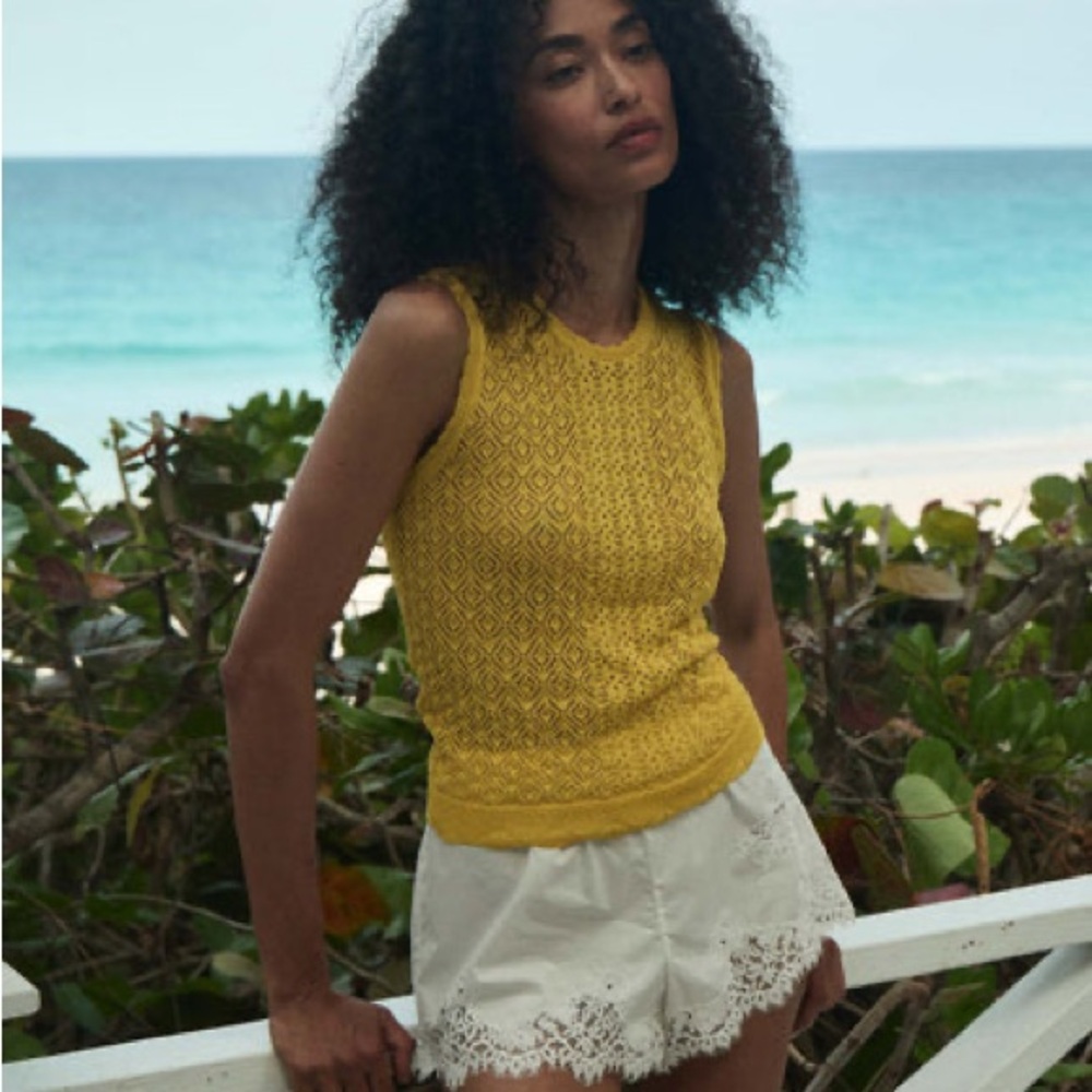 NWT DOEN Salt Ivette Short L
